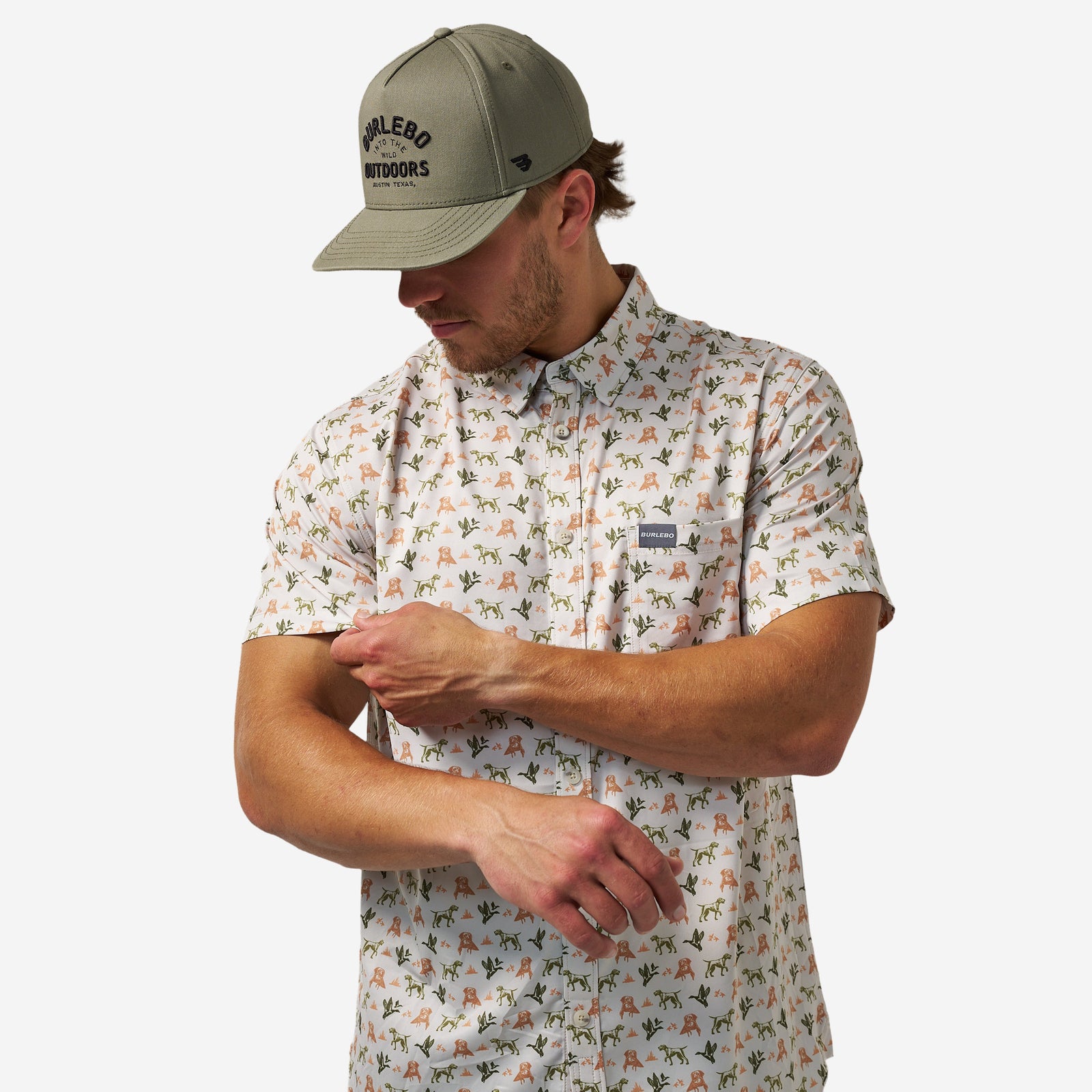 Burlebo Performance Button Up Mallard Duck Dog