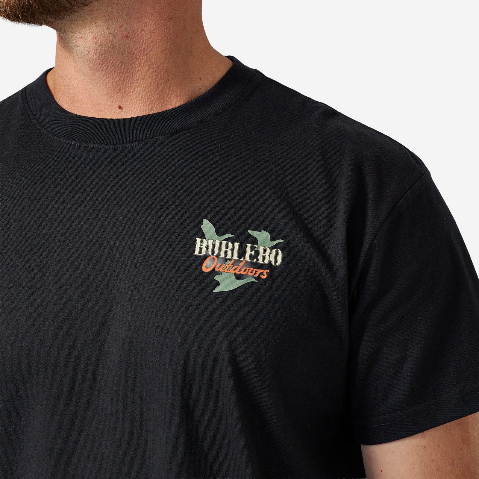 Burlebo Adult Short Sleeve Tee Field Companion Black