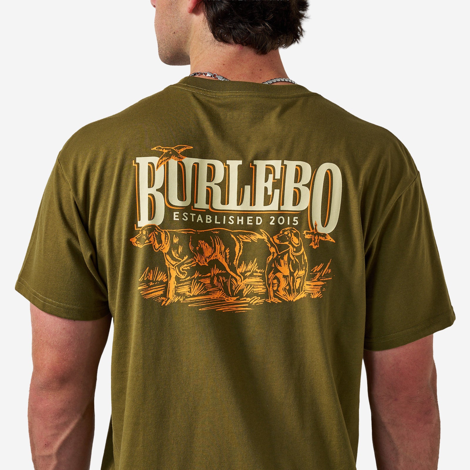 Burlebo Adult Short Sleeve Tee Hunting Dogs