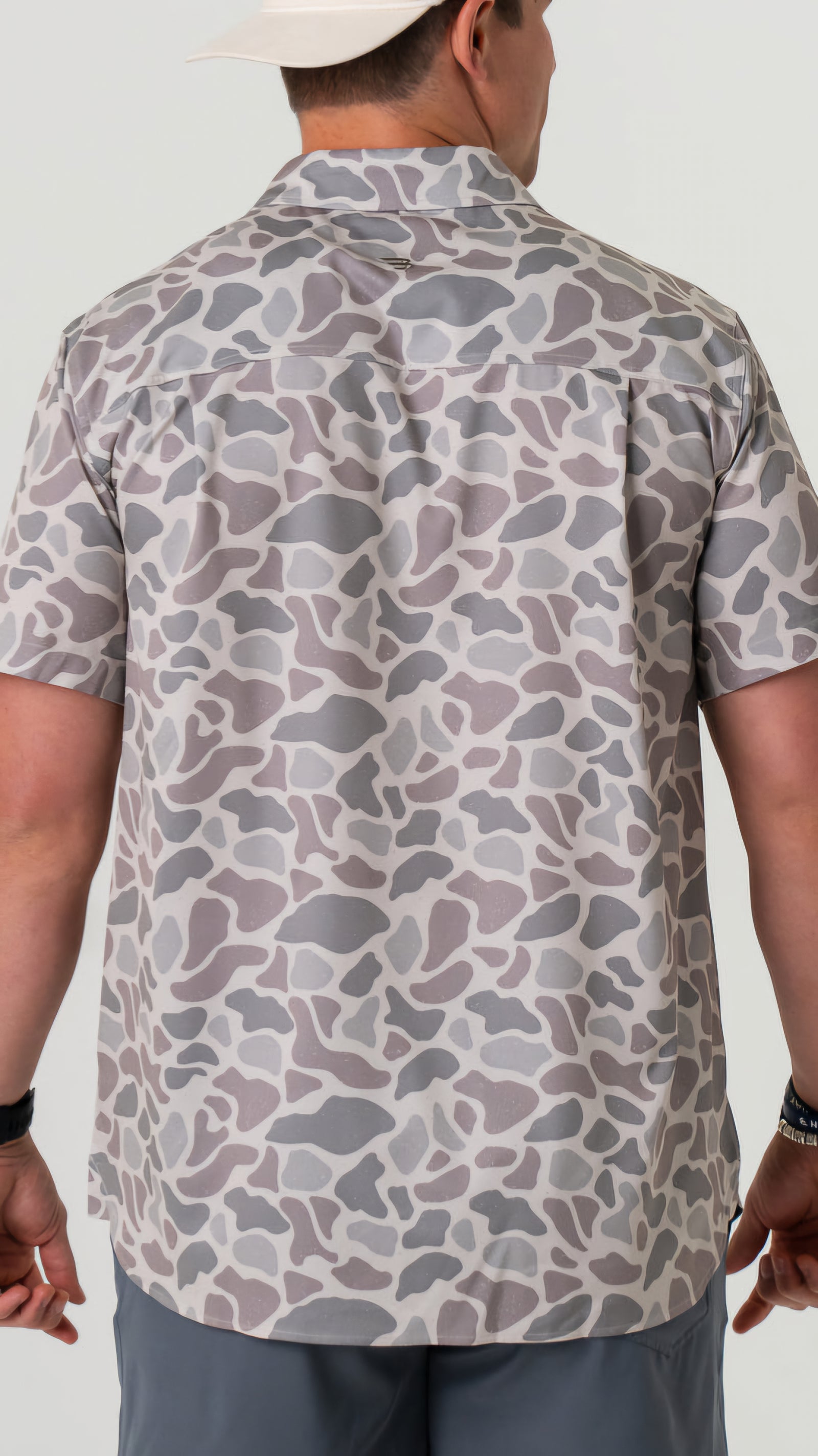 Burlebo Performance Button Up Classic Deer Camo