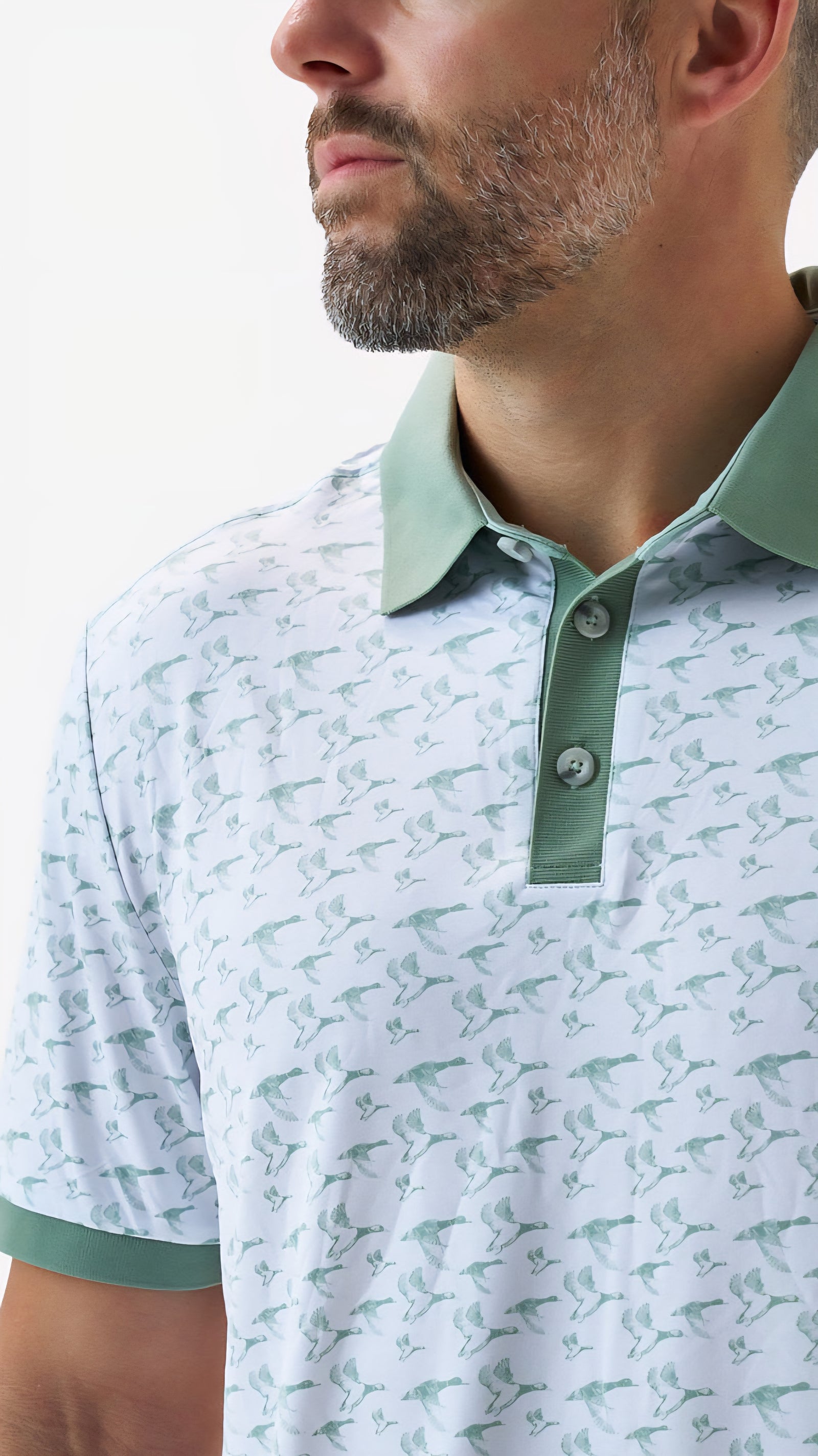 Burlebo Ringer Performance Polo Duck Season