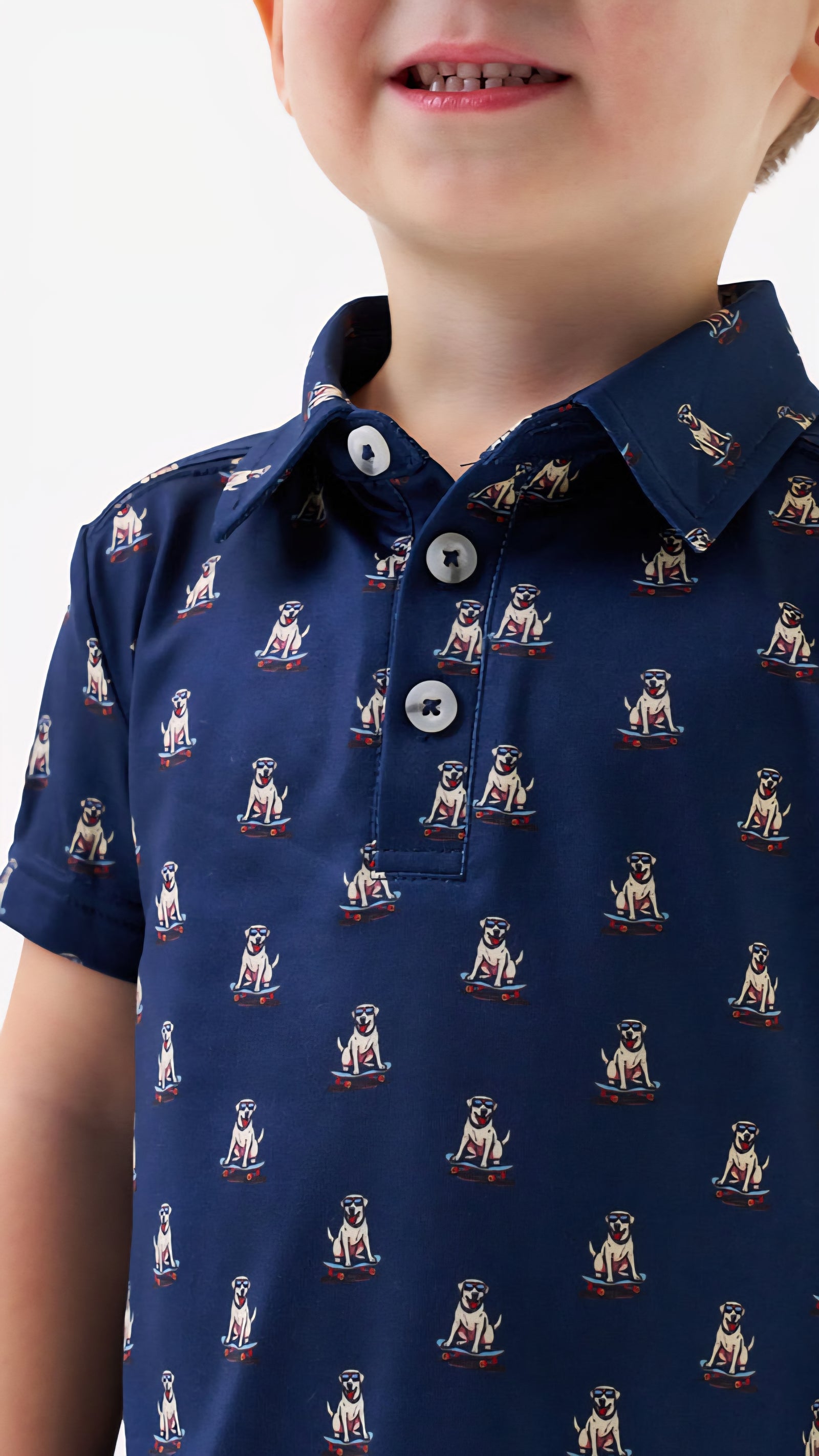 Burlebo Youth Performance Polo Skate Dog