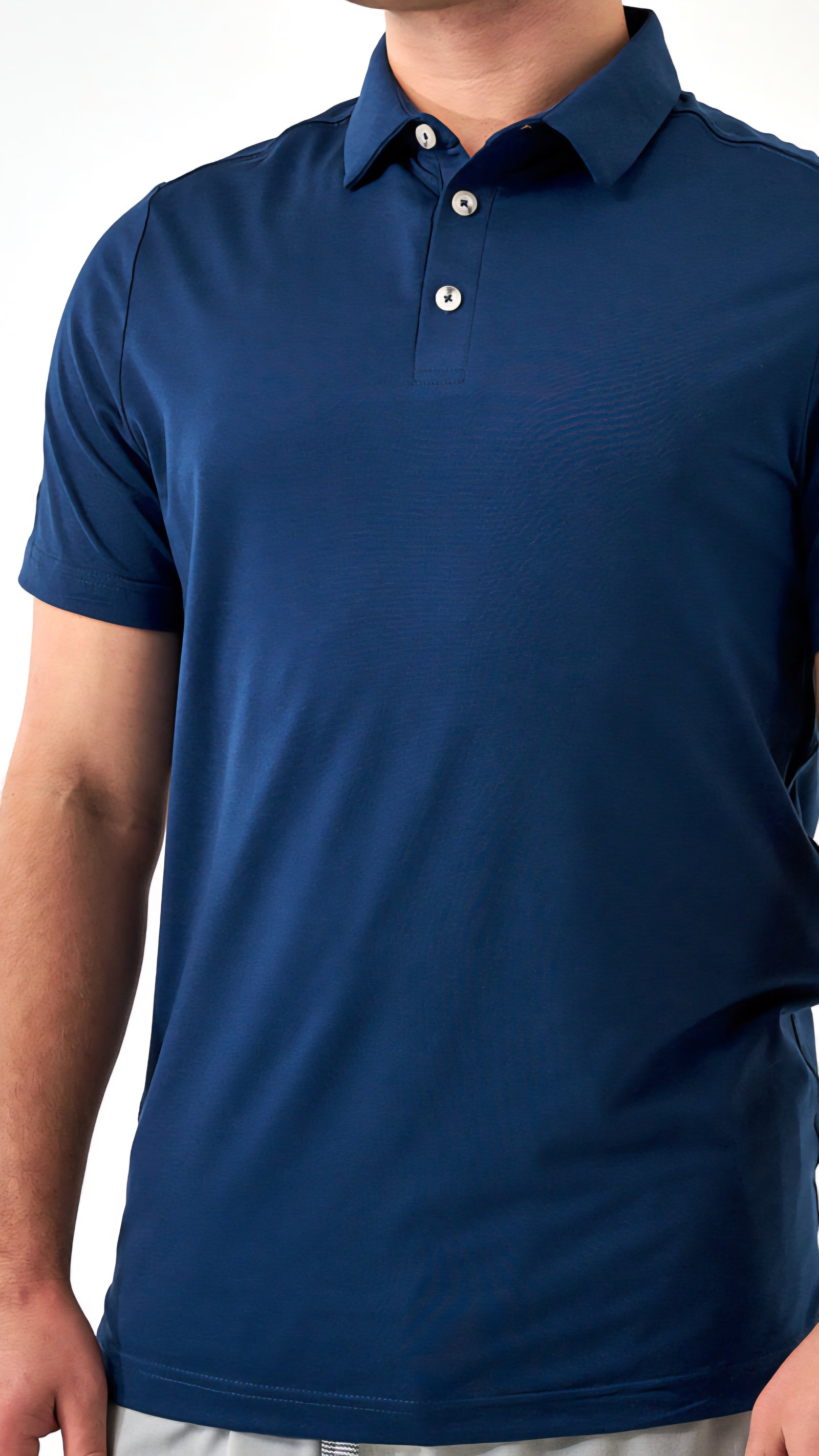 Burlebo Performance Polo - Heather Navy