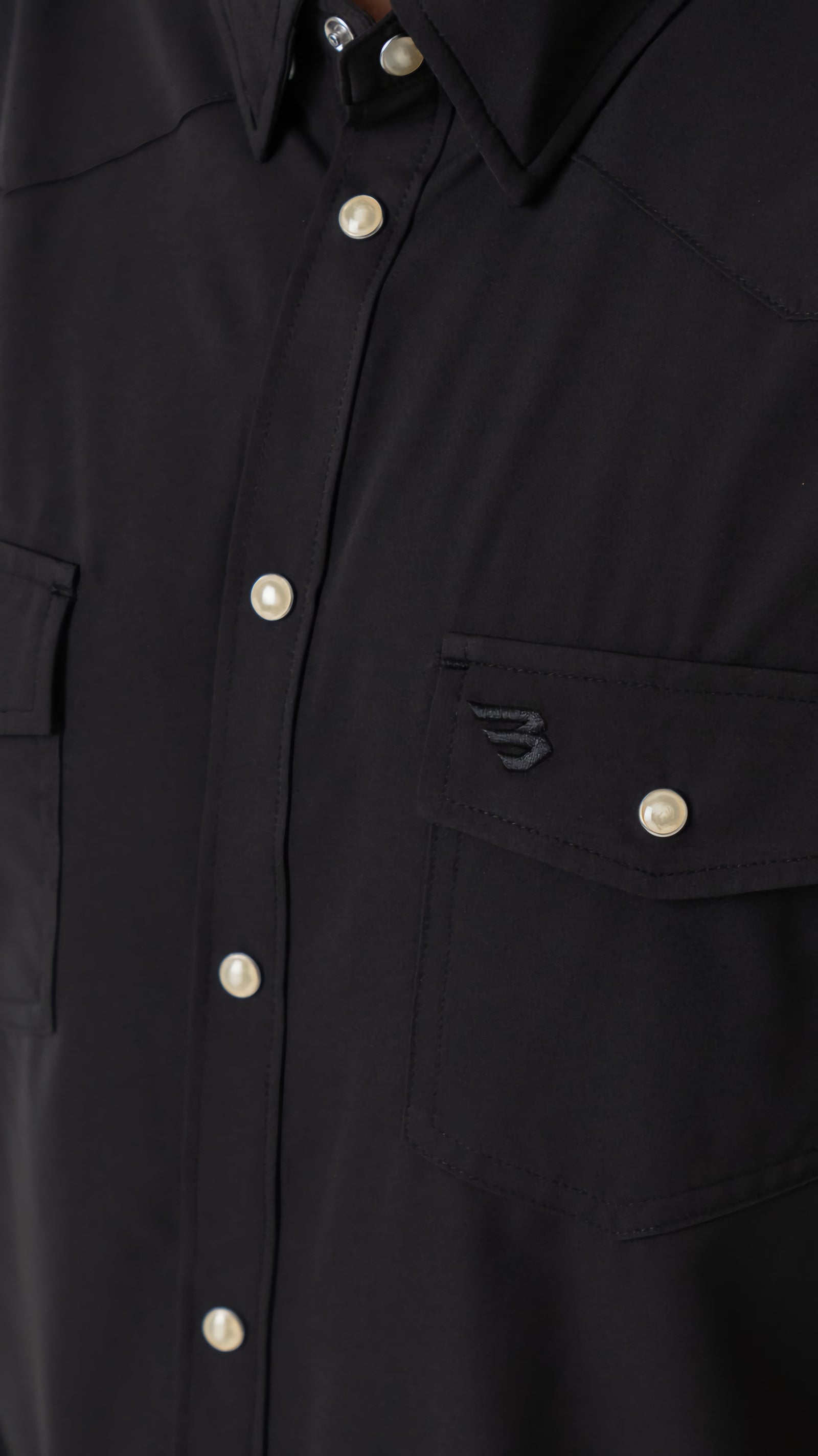 Burlebo Performance Western Shirt - Black