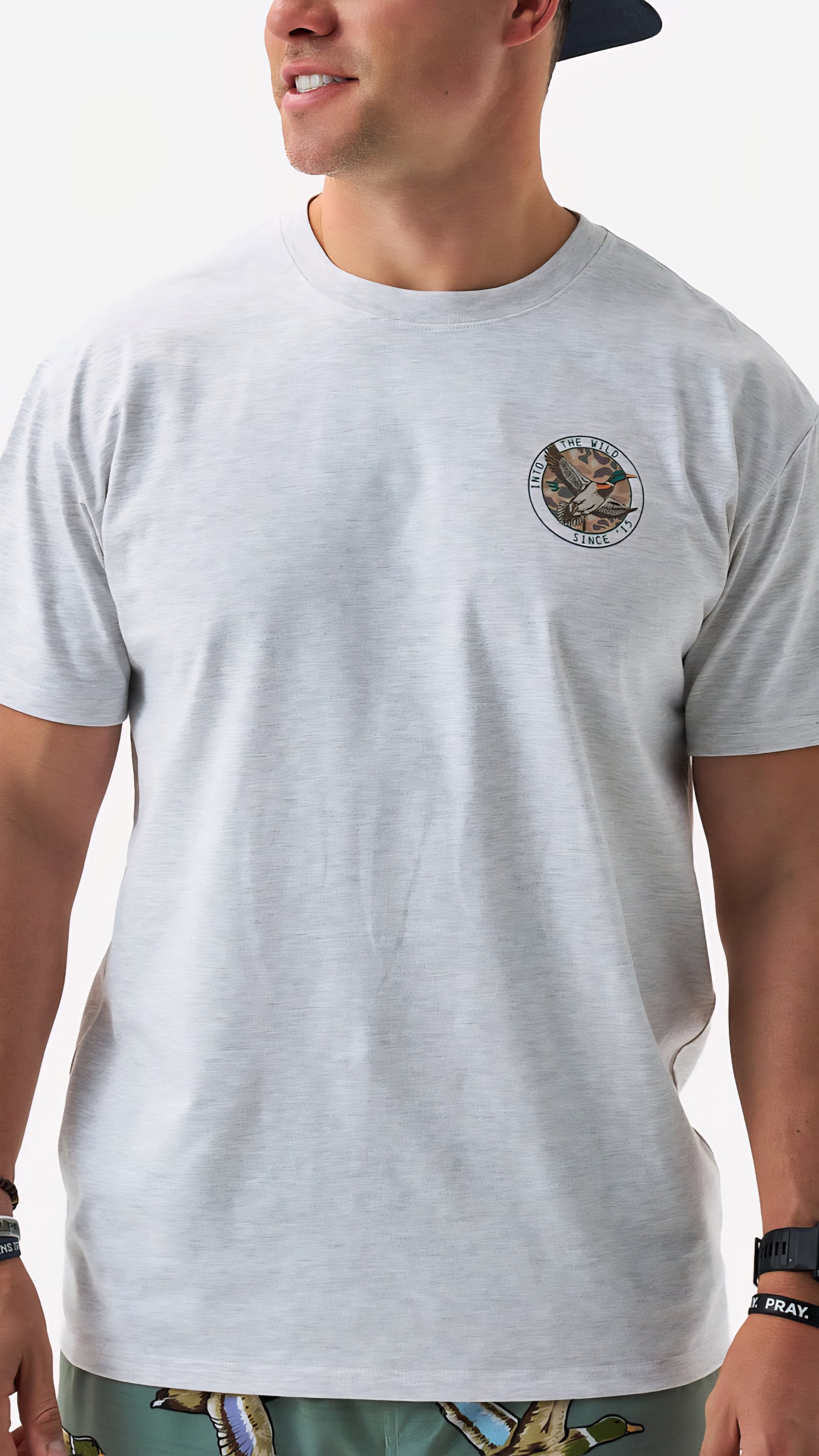 Burlebo Adult Short Sleeve Tee Camo Mallard Duck