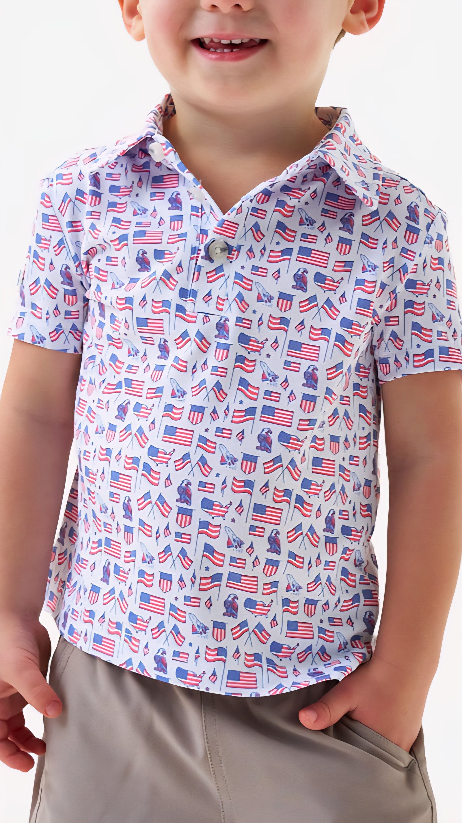 Burlebo Youth Performance Polo Old Glory