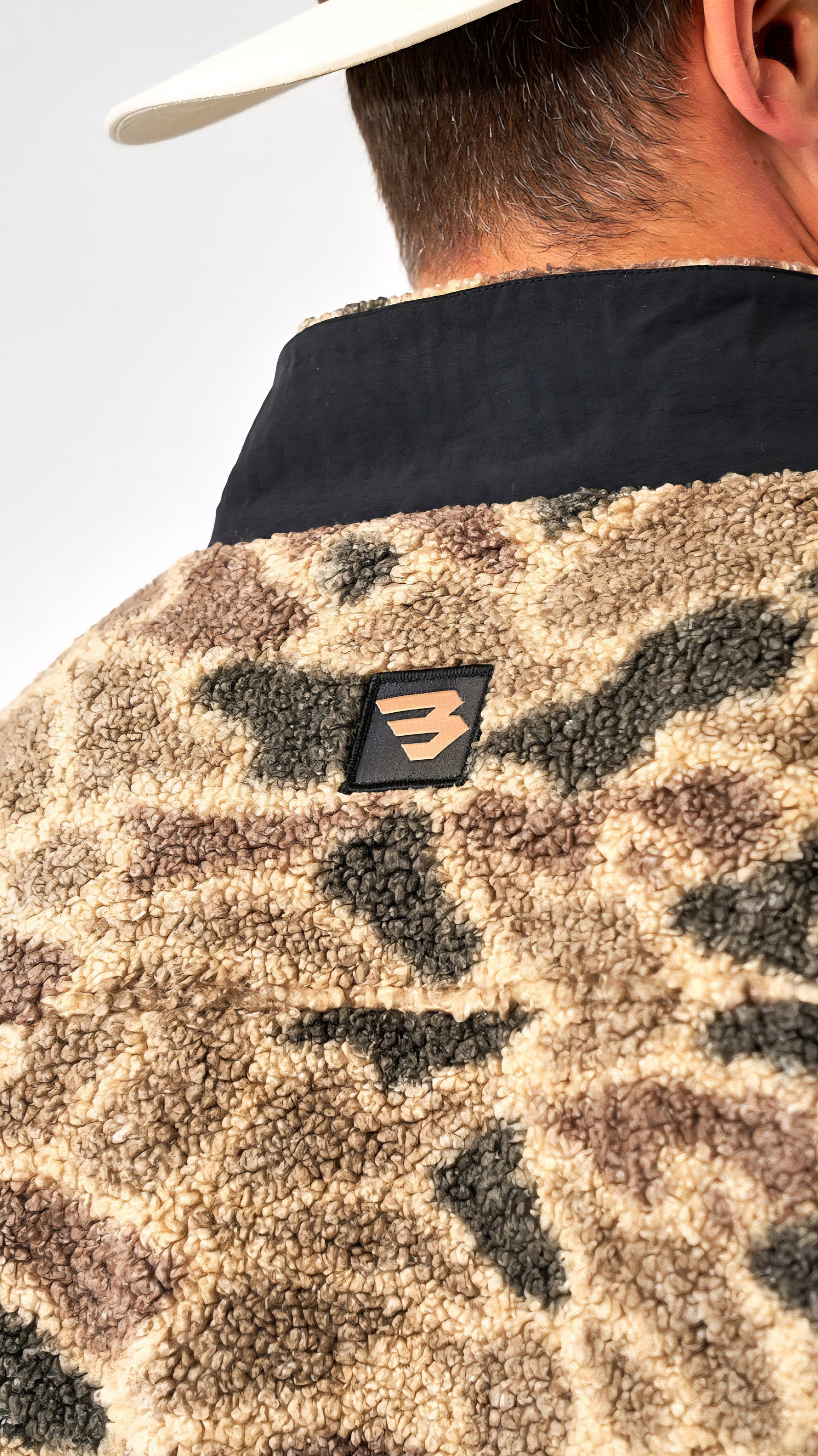 Burlebo Sherpa Quarter Zip Rocky Mountain Camo