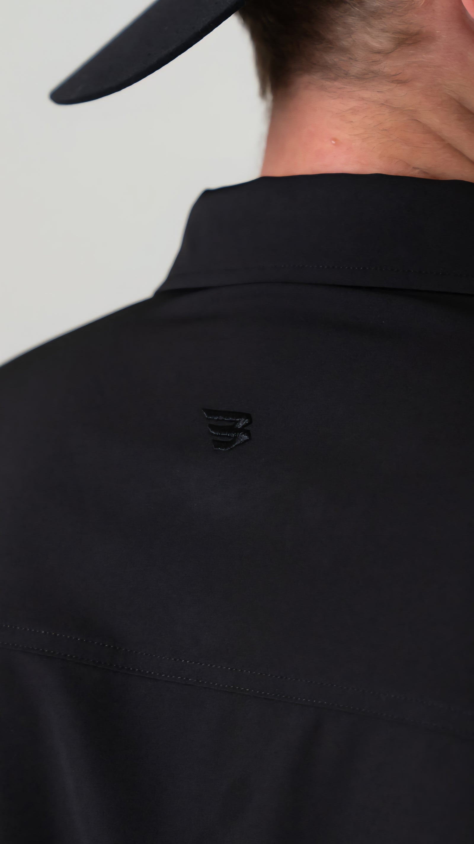 Burlebo Performance Button Up Heather Black