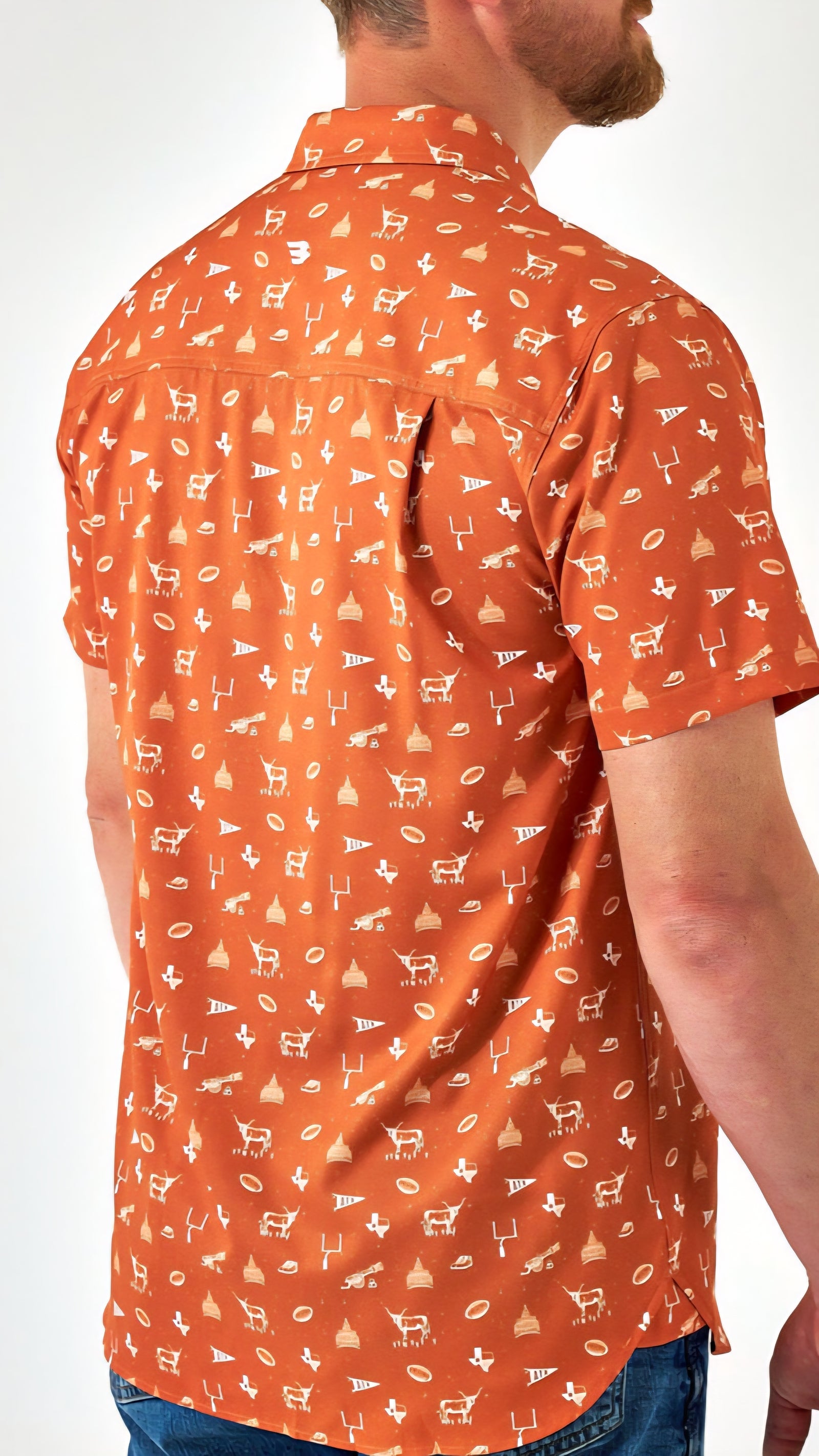 Burlebo Performance Button Up Gameday in Austin