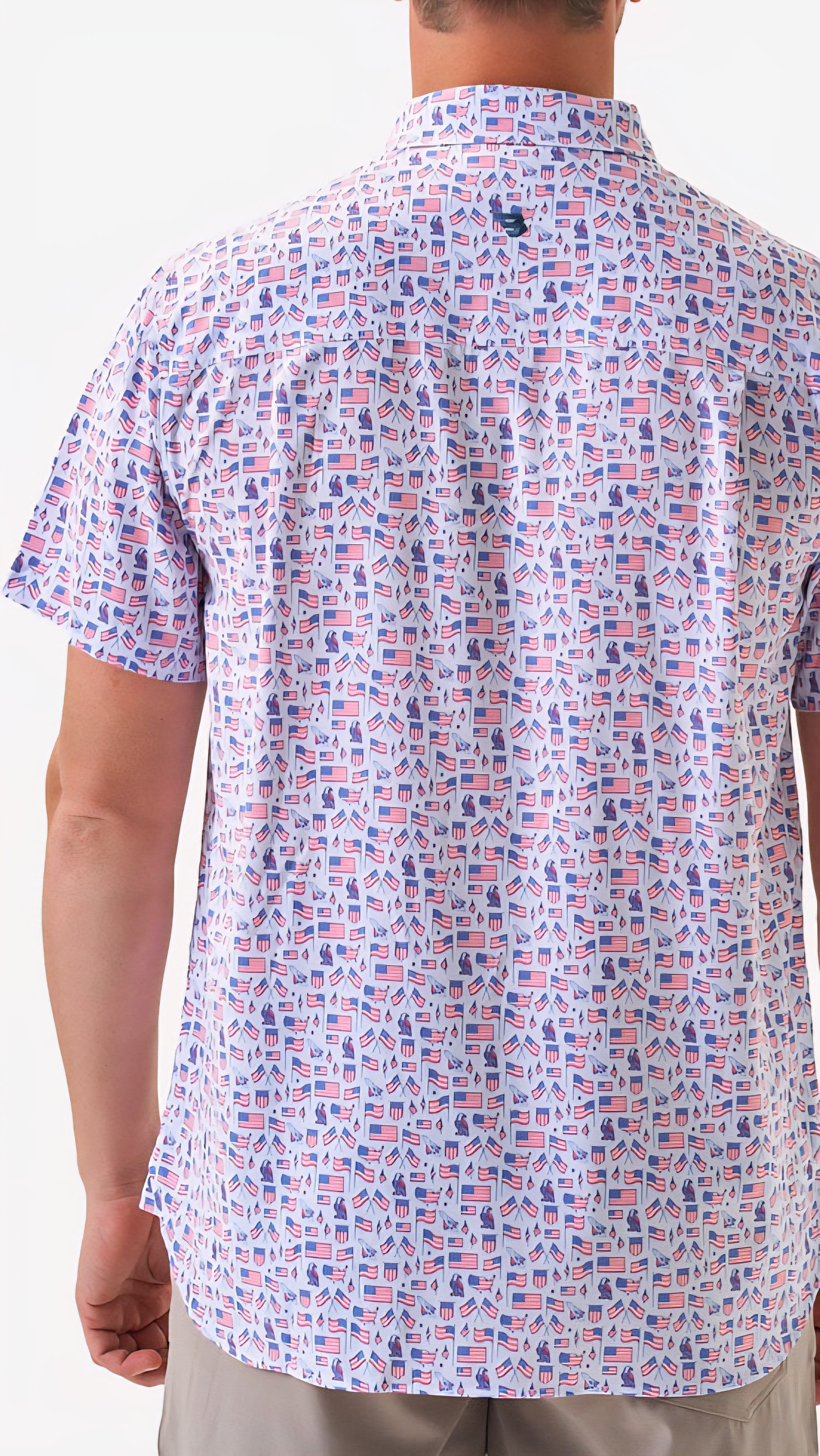 Burlebo Performance Button Up Old Glory