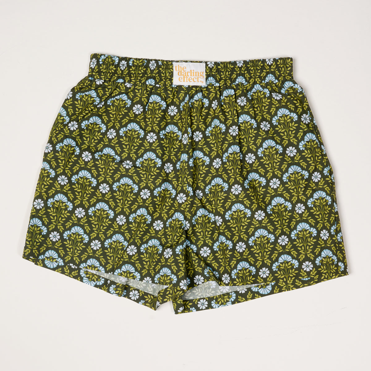 DE Everbloom Forest Green All Day Boxer Shorts
