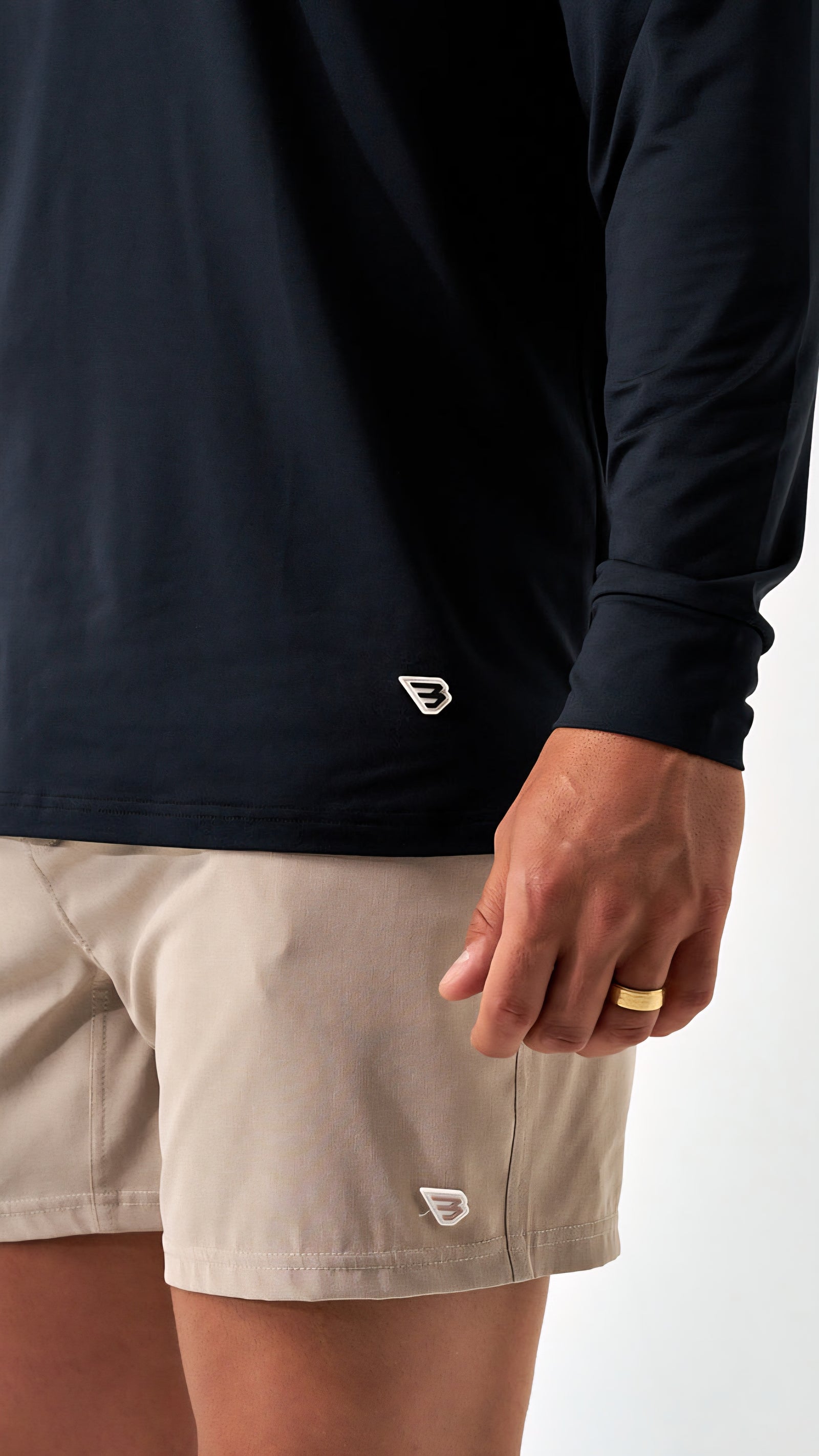 Burlebo Long Sleeve Go To Tee in Black