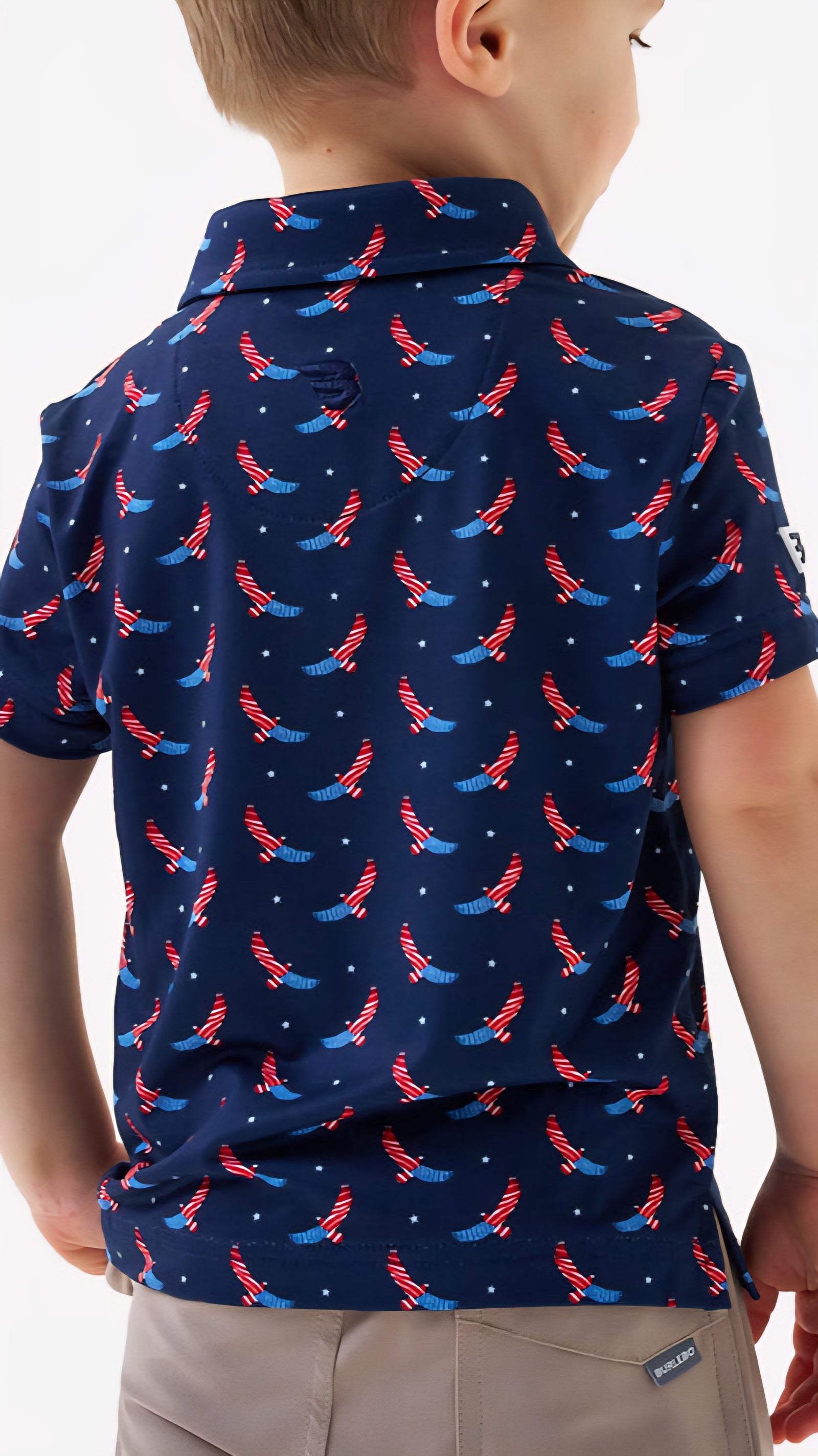 Burlebo Youth Performance Polo USA Eagle