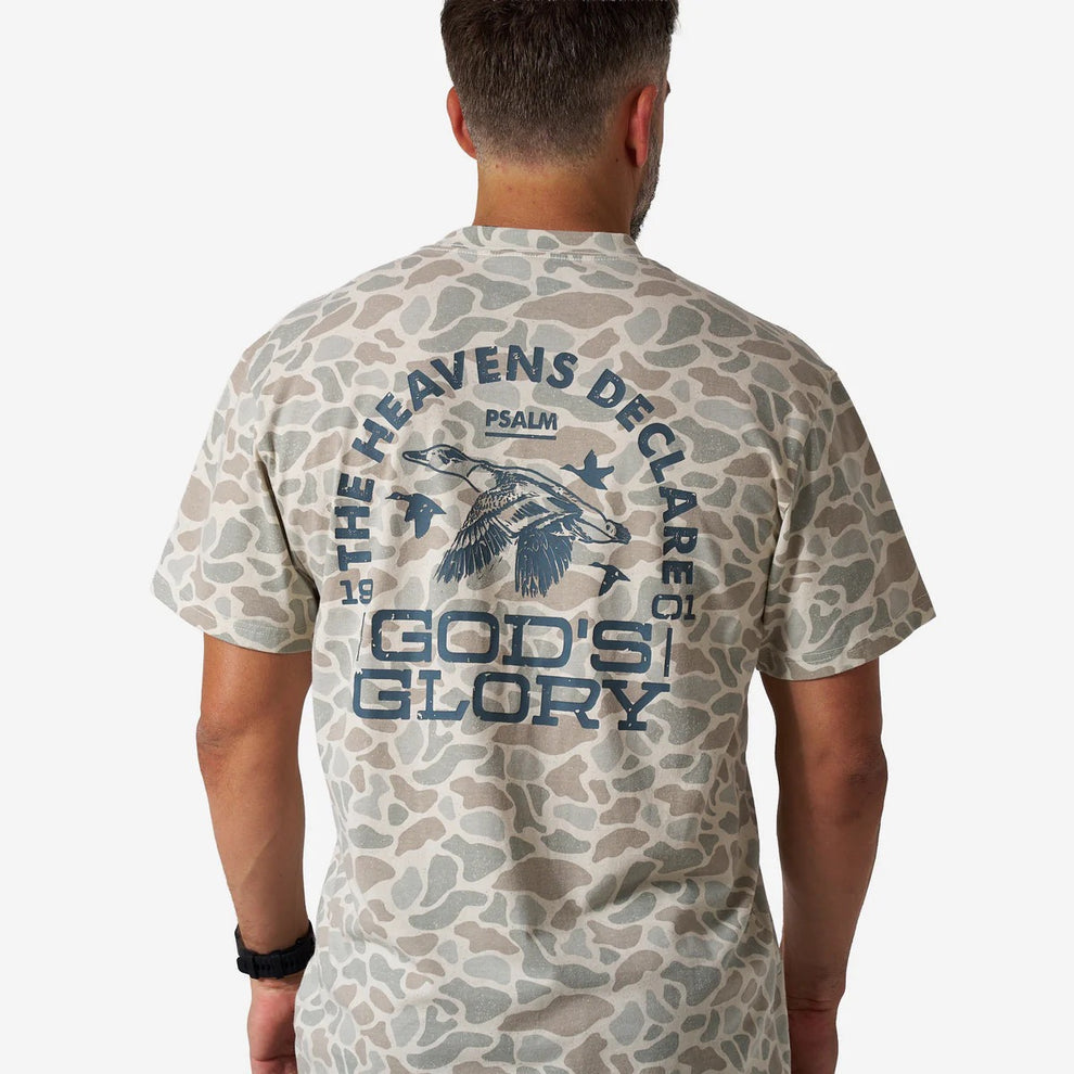 Burlebo Adult Short Sleeve Tee God's Glory Vintage Washed CDC