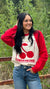 Cherry Bomb Raglan Sleeve Sweater in 2 Colors