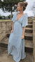 Flowing V-Neck Tiered Maxi Dress in 3 Colors