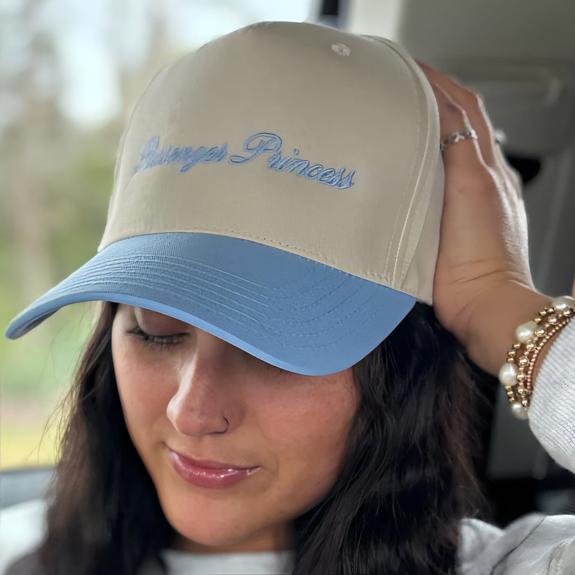 Vintage Hat "Passenger Princess" in Blue