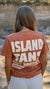 Island Tans Short Sleeve Logo Tee in Terracota