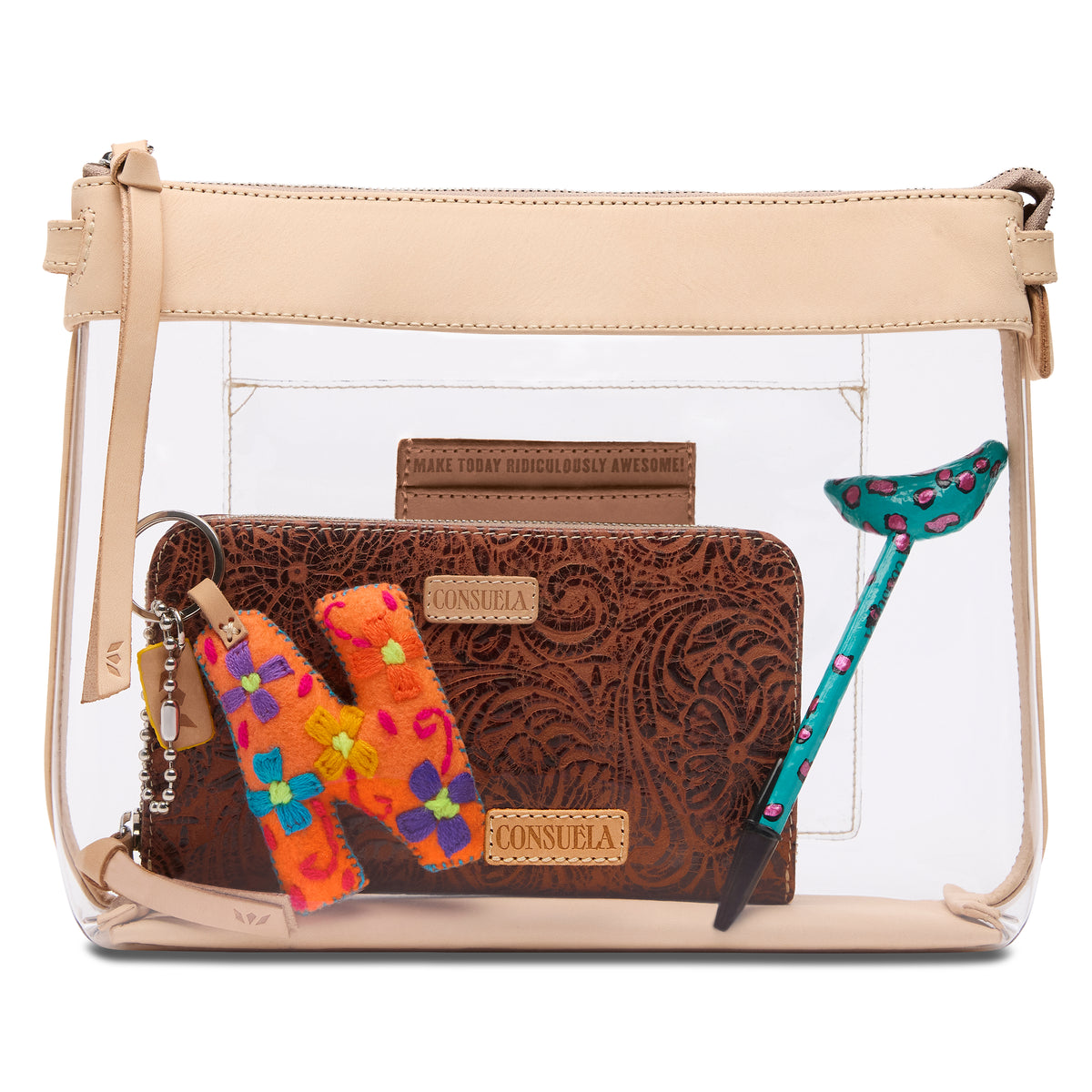 Consuela Downtown Crossbody Clear Diego