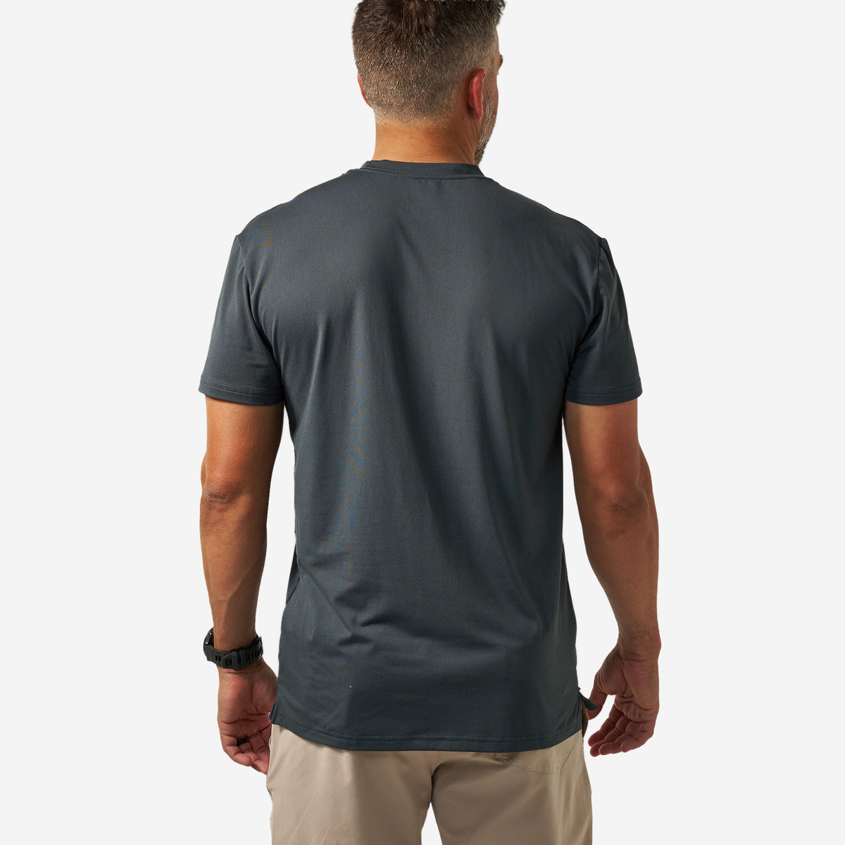 Burlebo Go To Tee Flying B Logo Gun Metal Grey & Gauge Camo