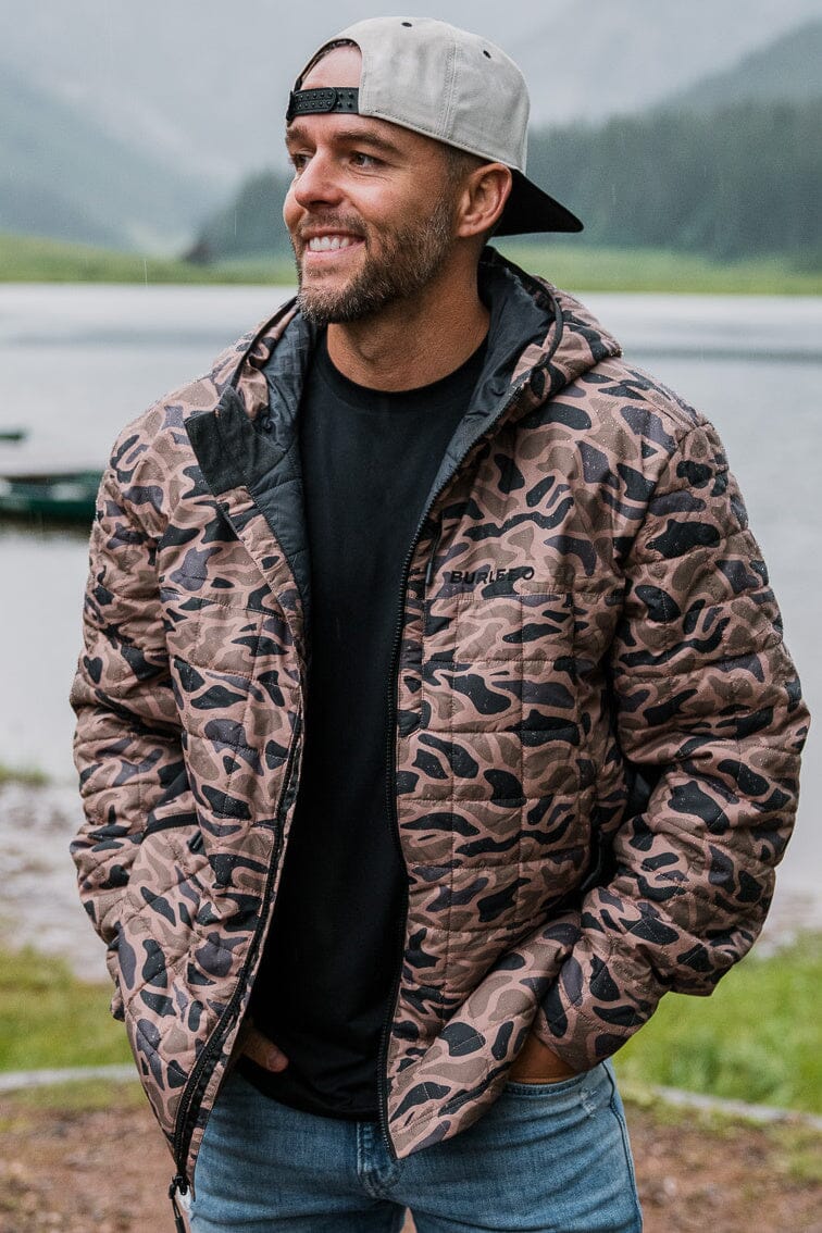 Burlebo Puffer Jacket Gauge Camo