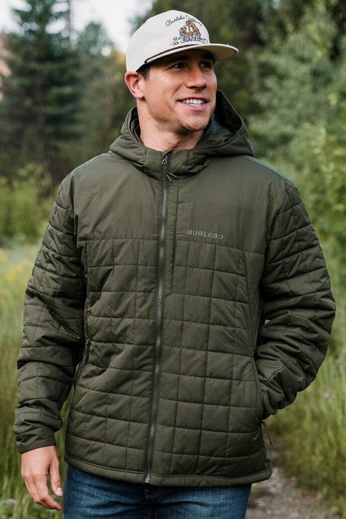 Burlebo Puffer Jacket Mallard Green