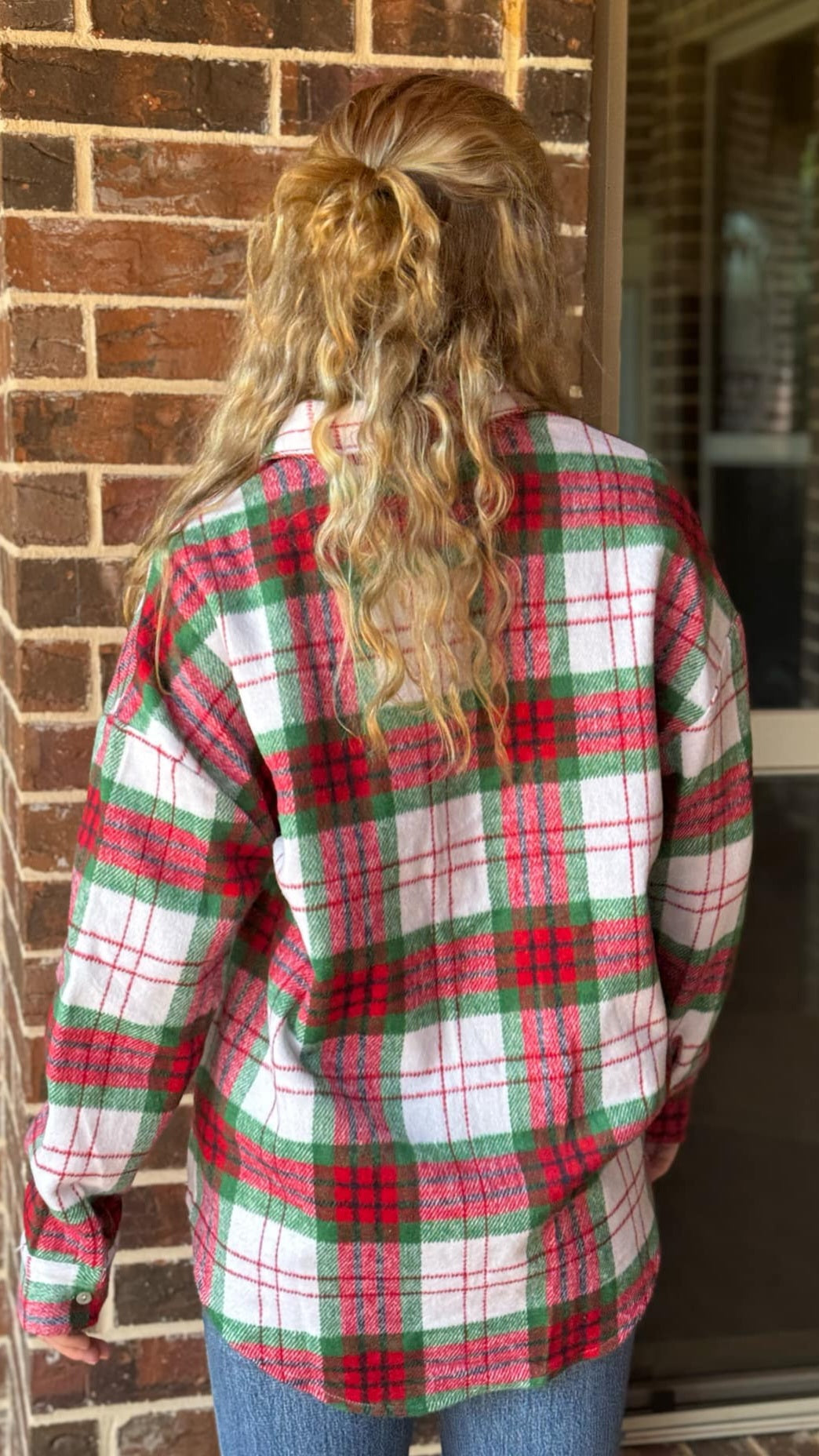 Perfect Christmas Time Plaid Shacket