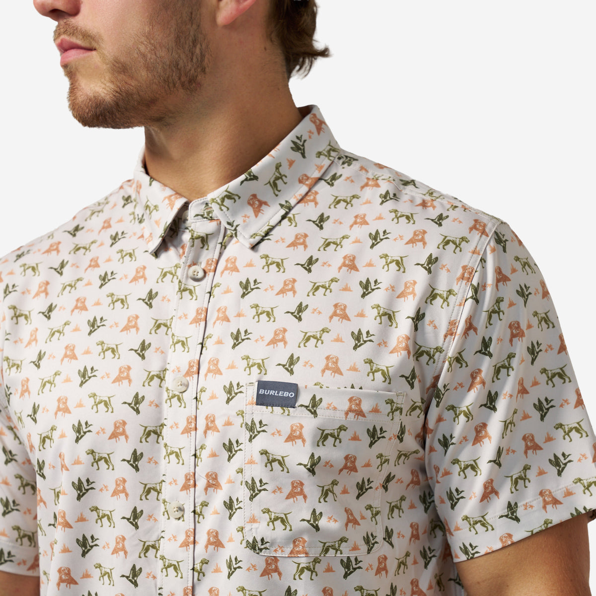 Burlebo Performance Button Up Mallard Duck Dog
