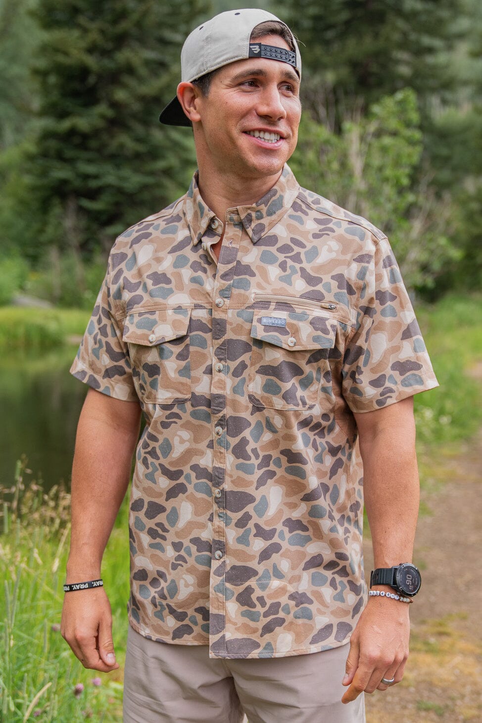 Burlebo Performance Outdoor Shirt in Pintail Camo