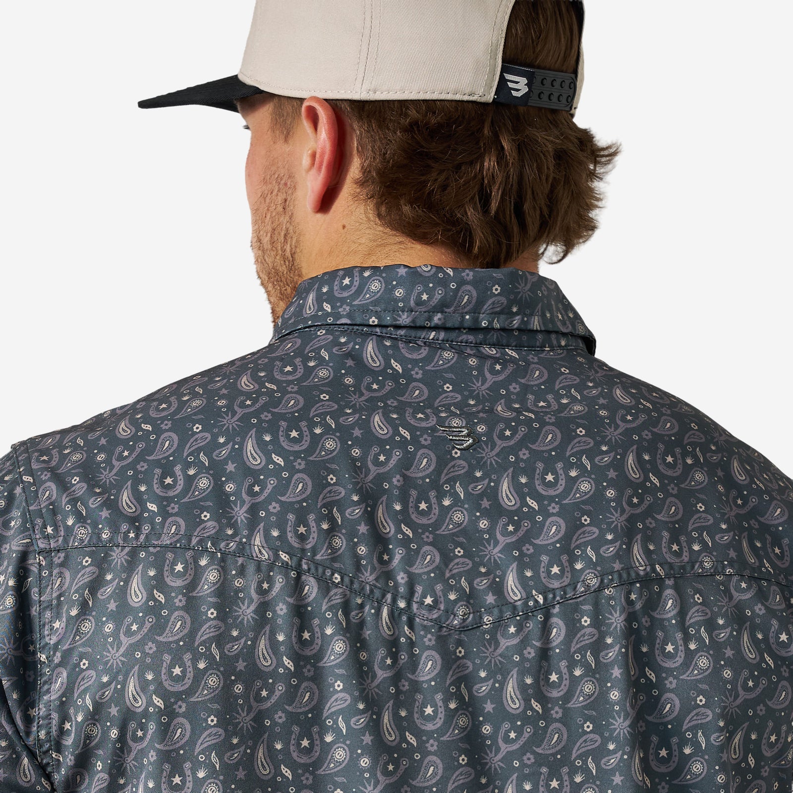 Burlebo Performance Western Shirt Paisley Spurs