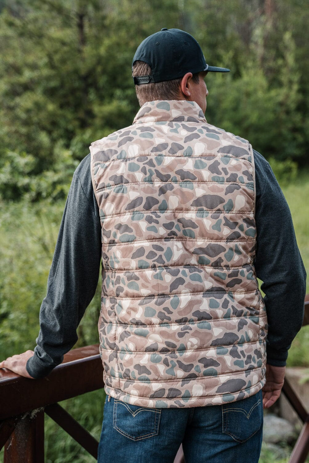 Burlebo Puffer Vest - Pintail Camo