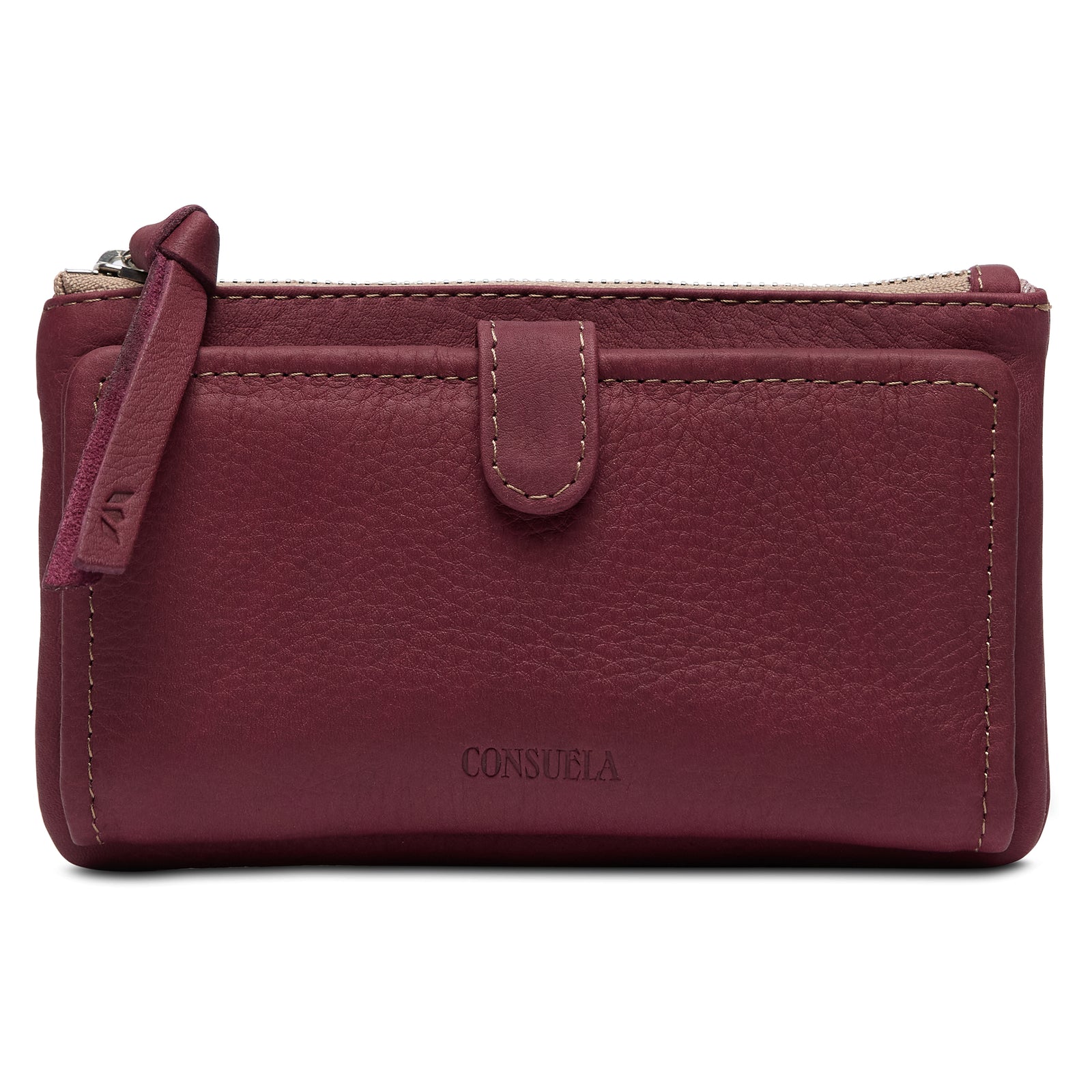 Consuela Slim Wallet Plum