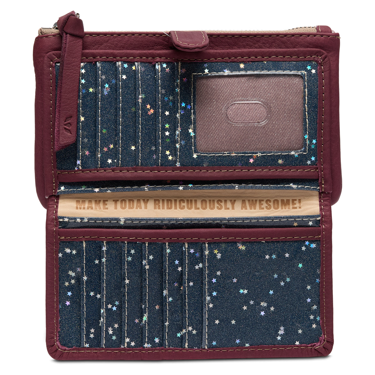 Consuela Slim Wallet Plum
