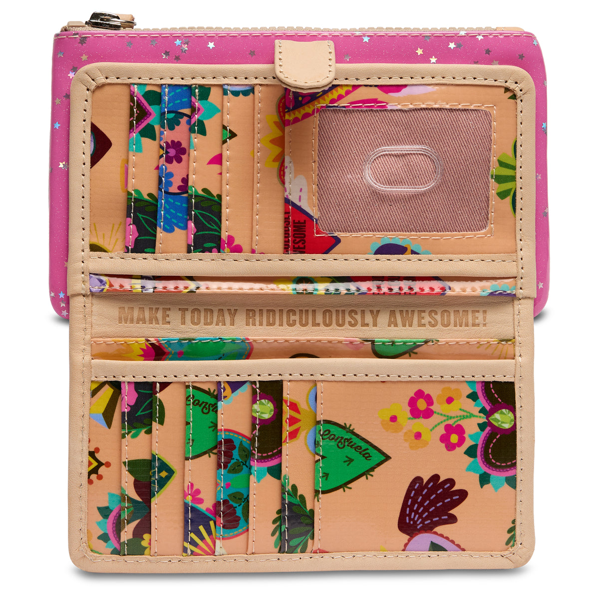 Consuela Slim Wallet Berry