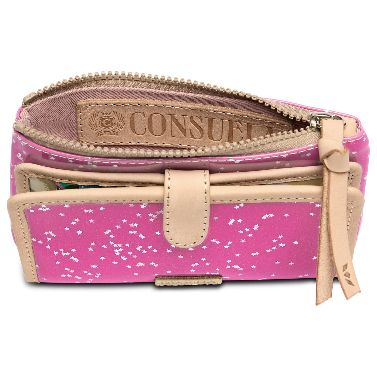 Consuela Slim Wallet Berry