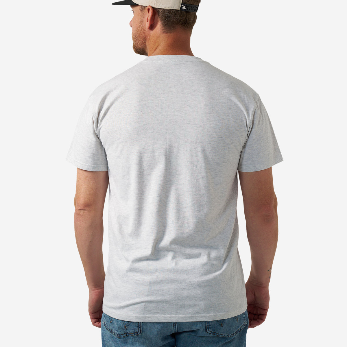 Burlebo Adult Short Sleeve Tee Fly Wild Ash Grey