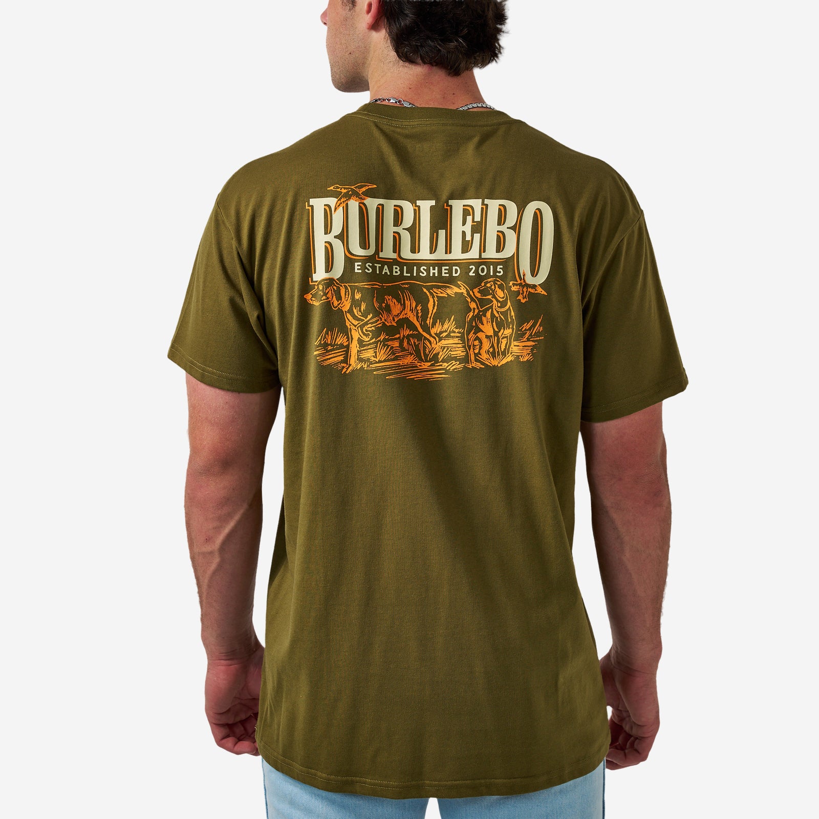 Burlebo Adult Short Sleeve Tee Hunting Dogs