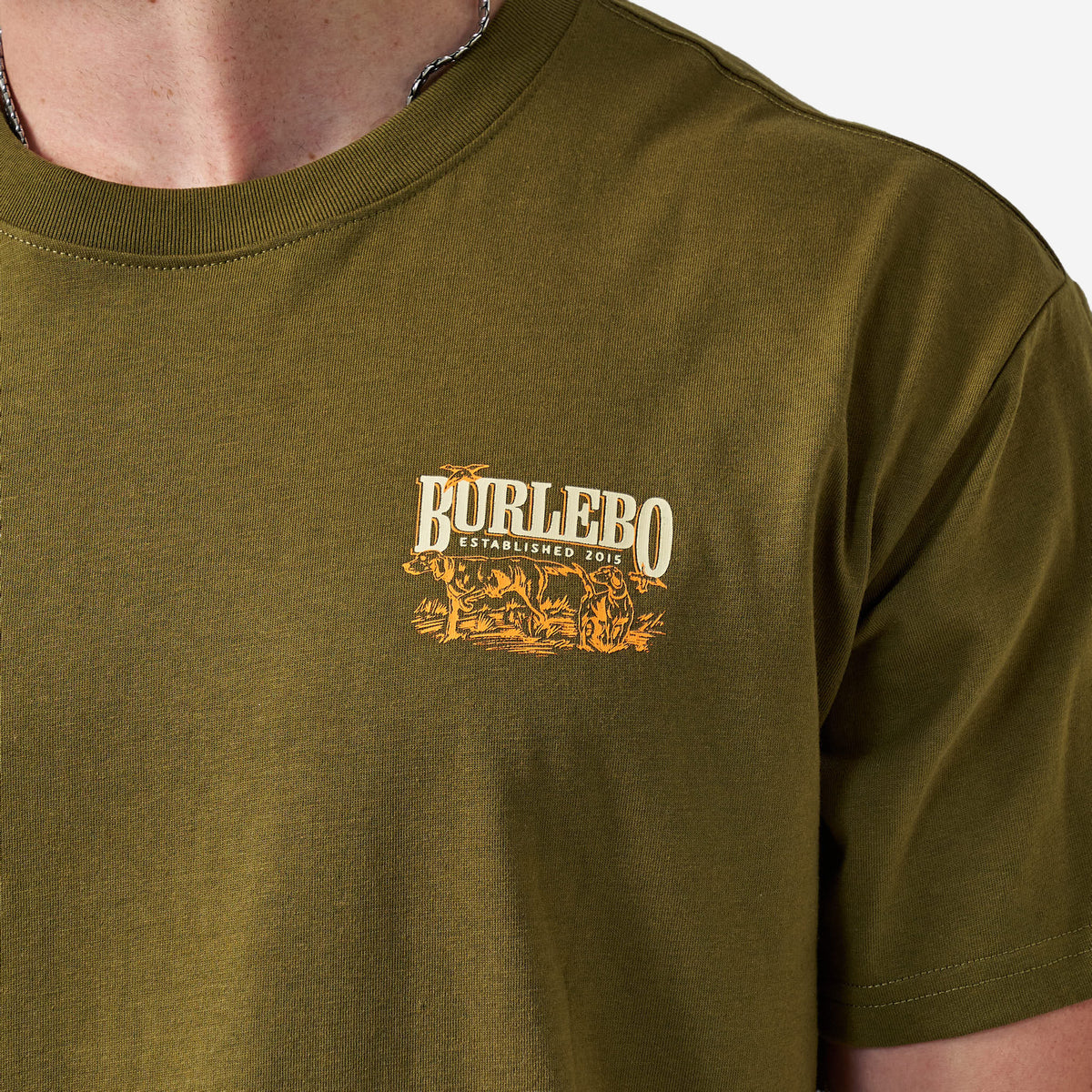 Burlebo Adult Short Sleeve Tee Hunting Dogs