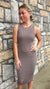 Sleeveless BodyCon Midi Dress in 2 Colors