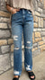 Flying Monkey Super High Rise Straight Jeans Y4102AT