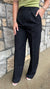 High Waisted Wide Leg Pants in Black