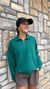 Half Zip Long Sleeve Sweatshirt in 2 Colors