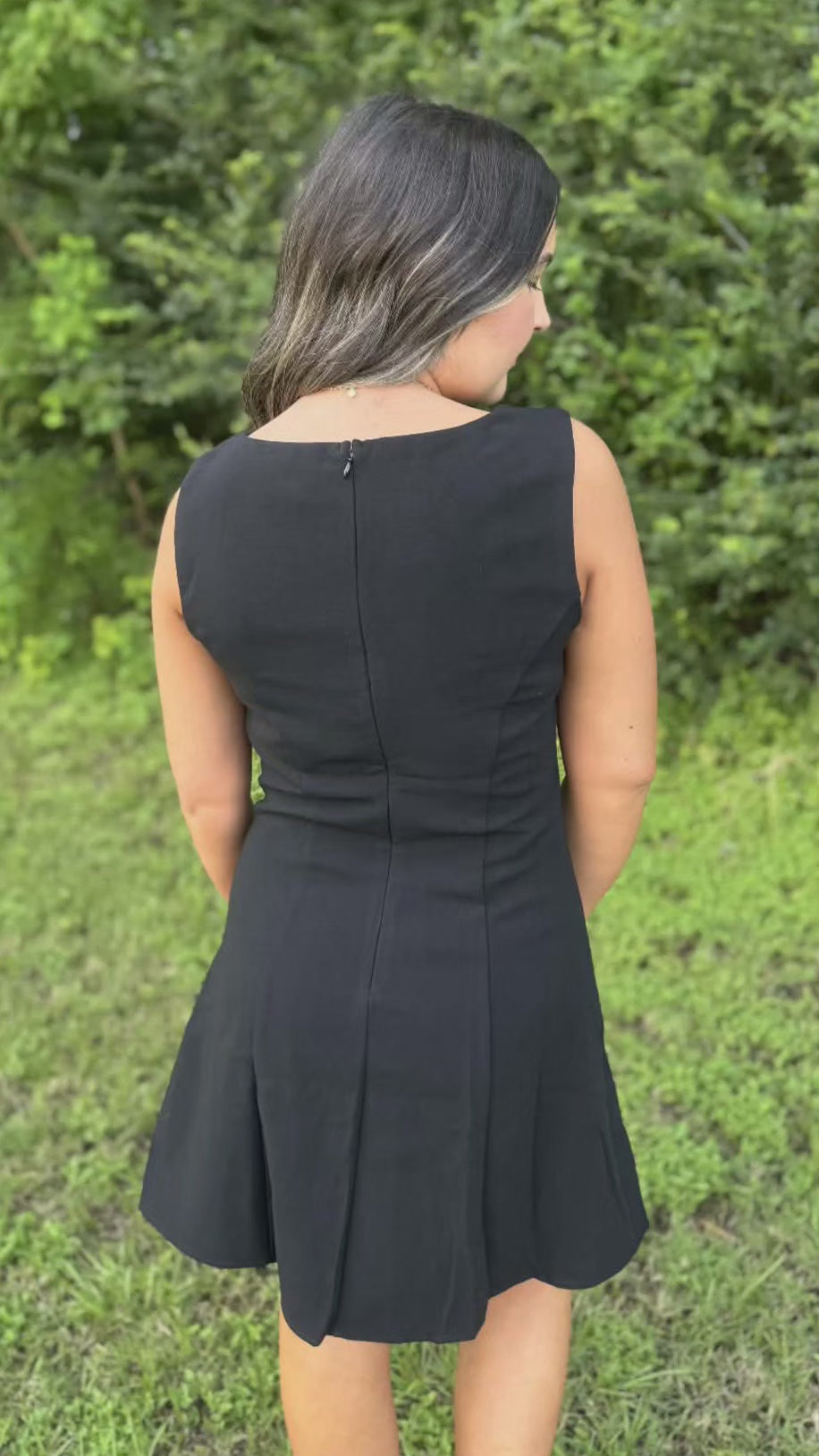 Classic Woven Sleeveless Mini Dress in 4 Colors