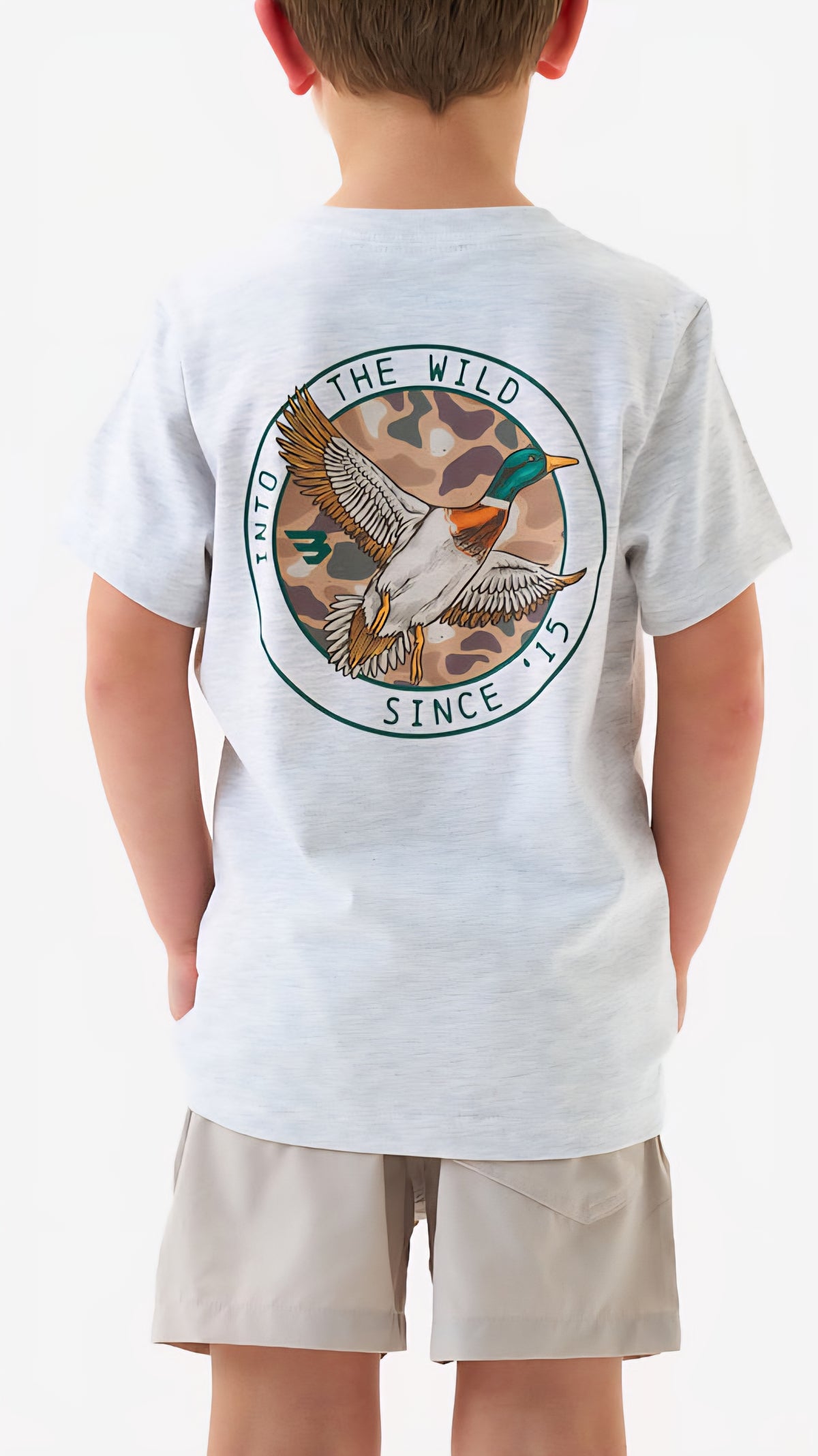 Burlebo Youth Tee Camo Mallard Duck HAG