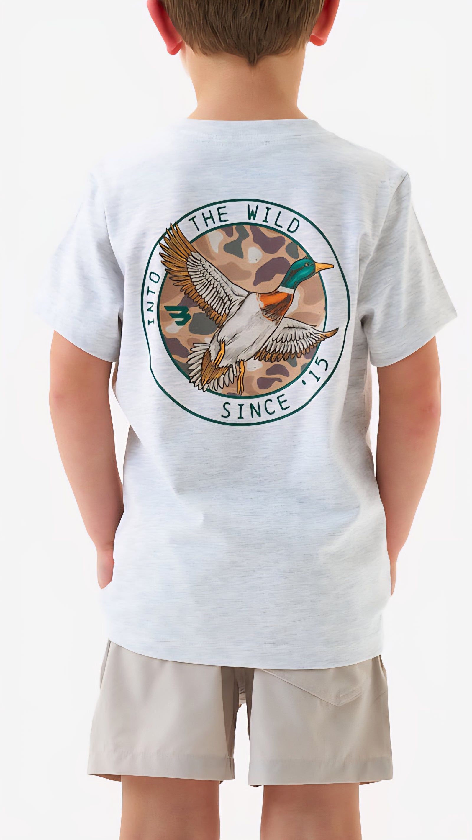 Burlebo Youth Tee Camo Mallard Duck HAG