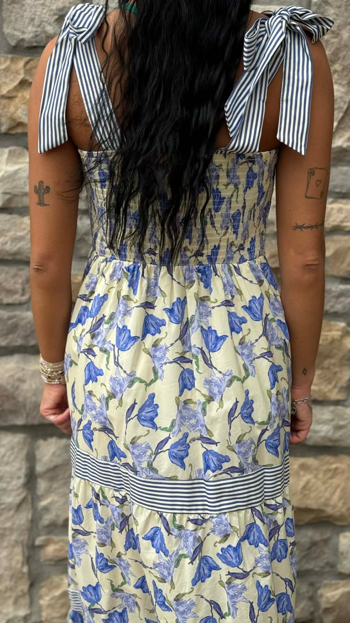 Petals & Pockets Tiered Maxi Dress in 2 Colors