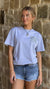 Island Tans Logo Tee- Ash Grey on Grey