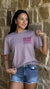 Island Tans Logo Tee-Paragon with Purple