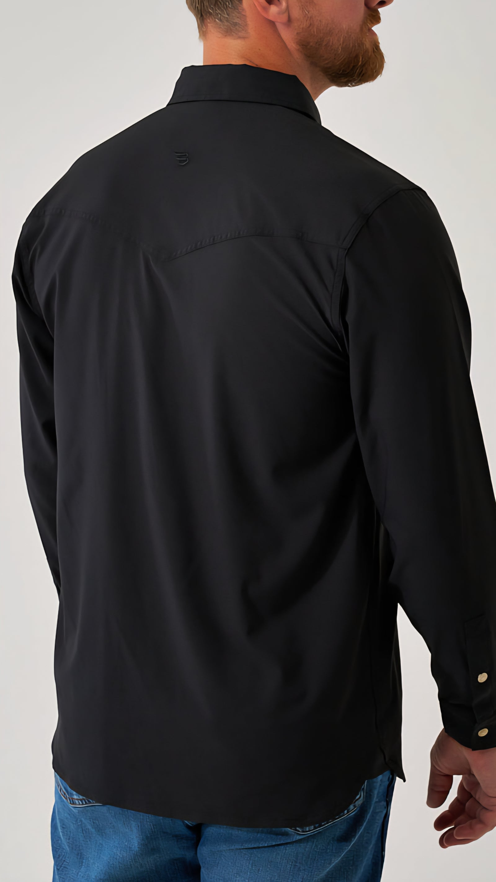 Burlebo Performance Western Shirt Long Sleeve Black