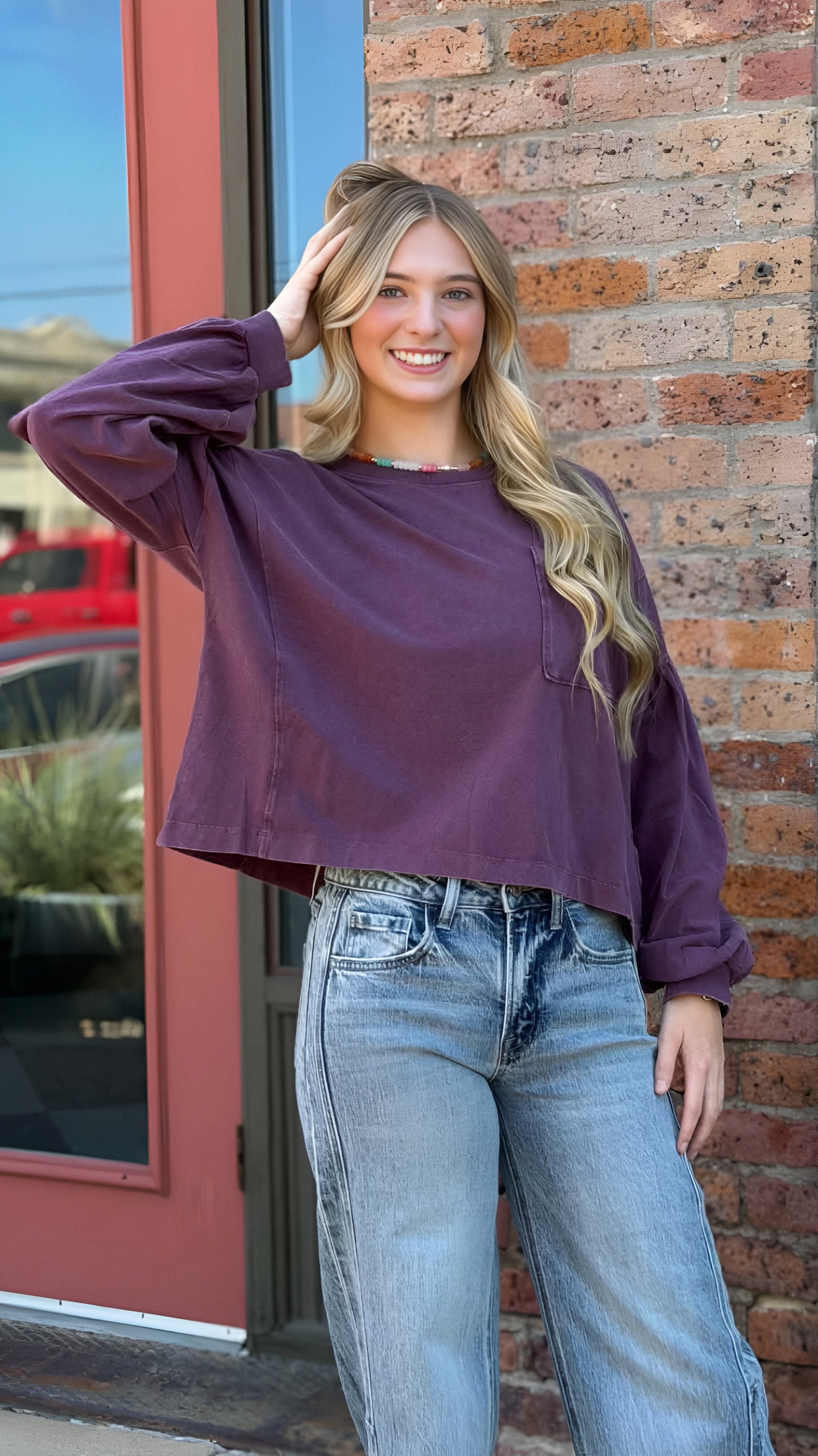 Puff Long Sleeve Top Available in 3 Colors